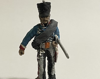 Franklin Mint Waterloo Regiments Cavalerist Huzaar Regiment No.8 Figurine