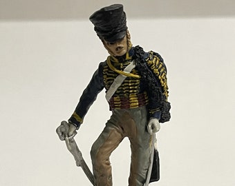 Franklin Mint Waterloo Regiments Trooper 10th Prince of Wales Light Dragoons Figurine