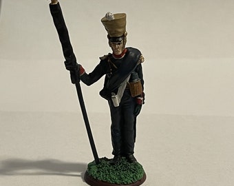 Franklin Mint Waterloo Regiments Lieutenant 45e Regiment d' Infanterie de Ligne Figurine