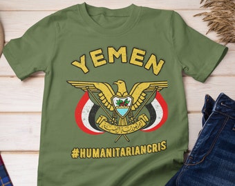 IRON1974 Womens Yemeni Flag Short Sleeve T-Shirt Baseball Tees