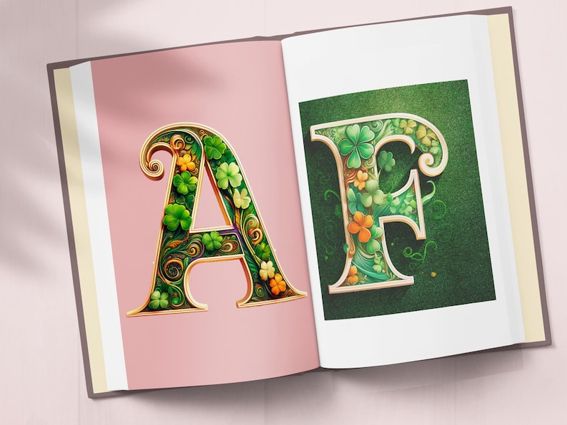 Irish Alphabet Clipart for Crafters | St. Patrick’s Day Letters ...