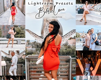 12 LIGHTROOM Presets, Barcelona Collection, Travel Presets, Mobile Presets, Desktop Presets, Instagram Photo Filter, Blogger Influencer