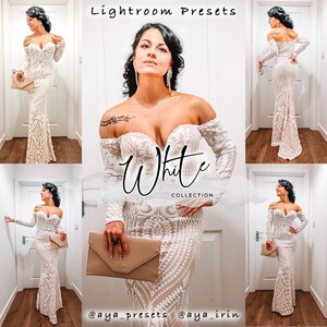 12 LIGHTROOM Presets, White Collection, Mobile Presets, Desktop Presets, Instagram Photo Filter, Blogger Influencer Photo Preset