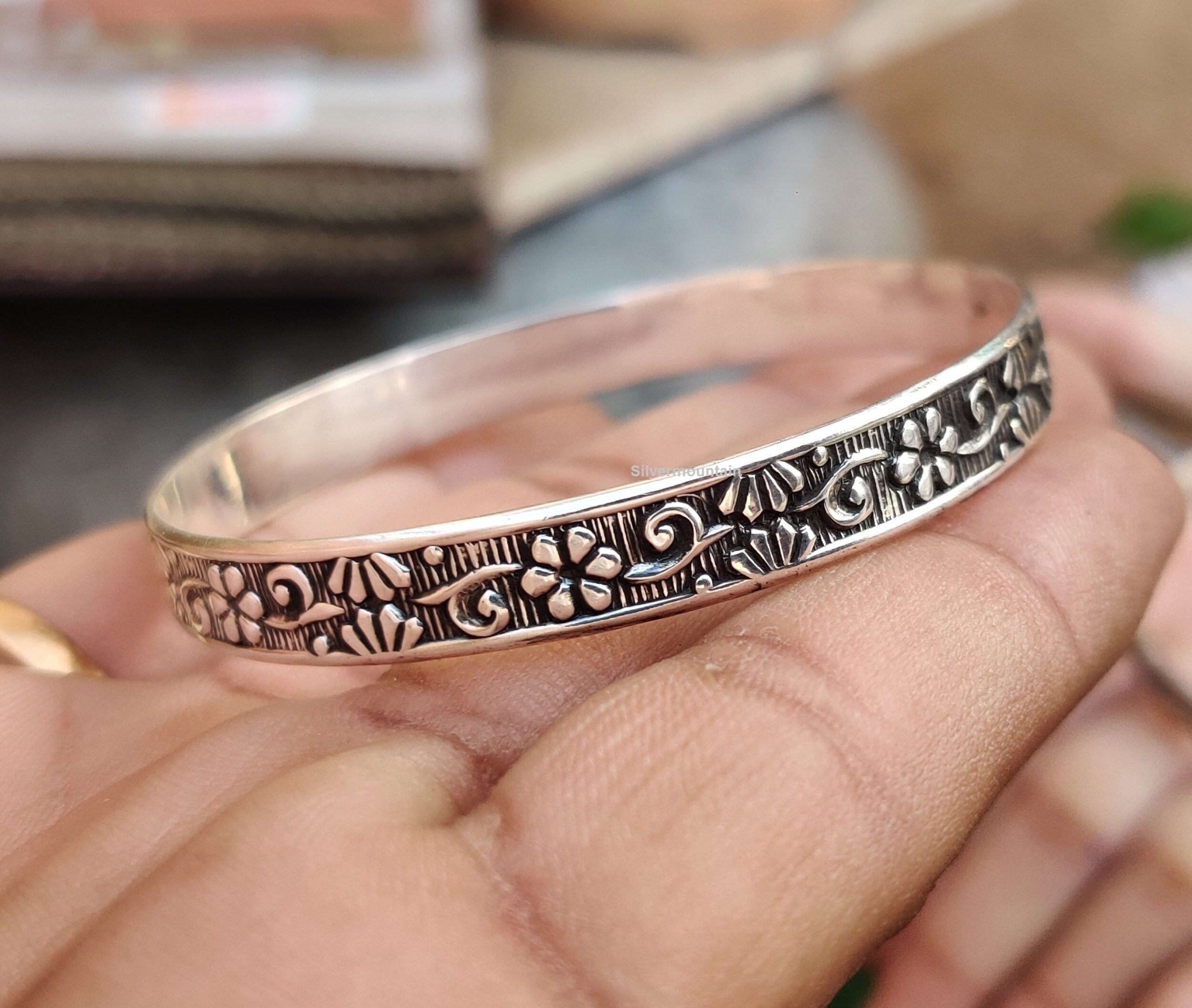 Amazing Designer Bangle* Beautiful Bangle* 925 Sterling