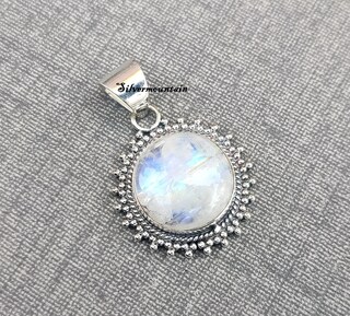 Collana Artigianale In Argento 925 Con Ciondolo In Agata E Lapislazzuli: Gioiello Boho Con Pietre Naturali, Idea Regalo Per Donna