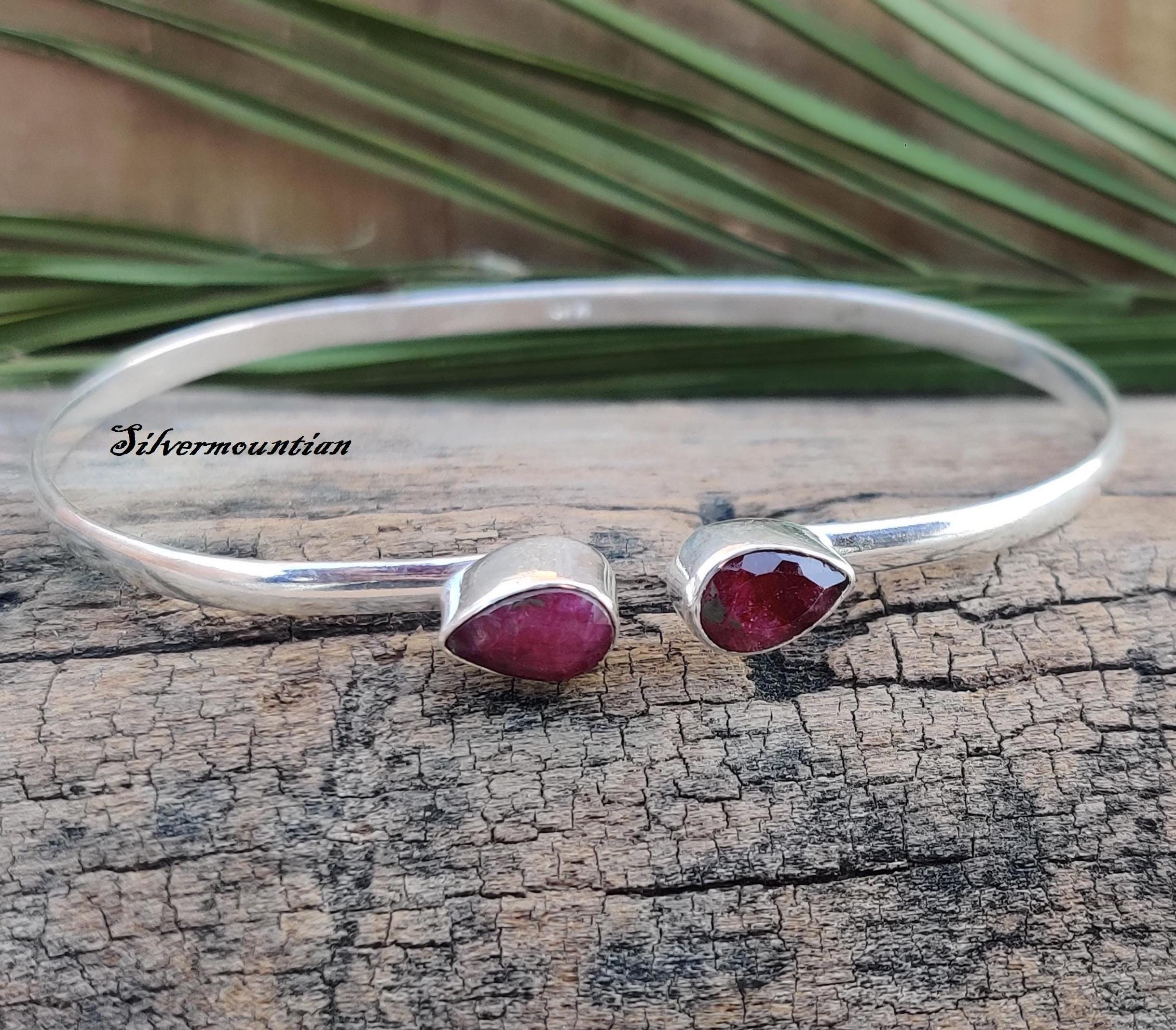JPG RUBIS ビンテージ バングル 1930 Ruby Bracelet - Etsy
