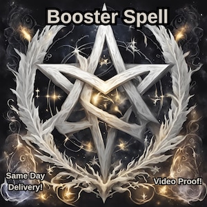 BOOSTER Spell,ACCELERATION Spell,Enhance Spell,Ritual Upgrade,EMPOWER Any Spell to Work Faster and Stronger, Same Day Cating!