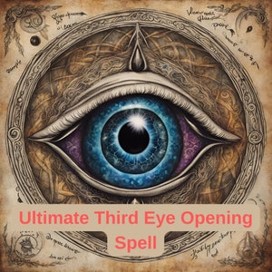 Ultimate THIRD EYE OPENING Spell, Extremely Powerful, Natural ability spell, Third Eye Activation,Unlock Secret Abilities, 3 Days Casting!