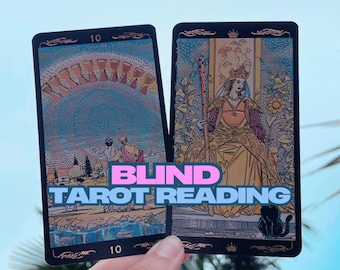 Blind tarotlezen, blind lezen zonder vragen, paranormaal lezen, tarotkaarten lezen, gedetailleerd blind tarotlezen, spiritueel advies