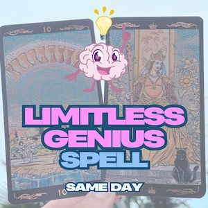 LIMITLESS GENIUS SPELL– Unlock Mastery | Accelerate Learning | Pass Any Test | Master Any Skill with Ease