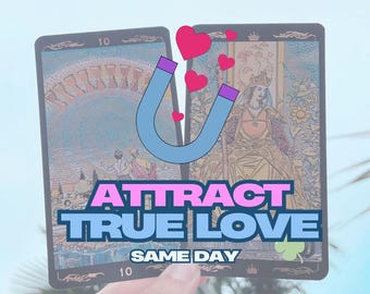 Attract True Love - Soulmate and Twin Flame Attraction Spell | Manifest Deep Love & True Connection Powerful Love Spell