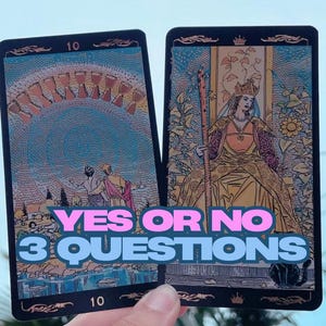 Same Day Yes or No Tarot Reading, Three Questions Yes or No Reading Same Day , Psychic Reading, Tarot Yes or No Answer Prediction