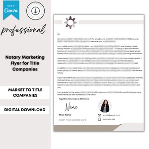 Lettera marketing per notaio / Carta intestata per notaio / Volantino per notaio / Marketing per agente di firma / Volantino per agente di firma / NSA / LSA