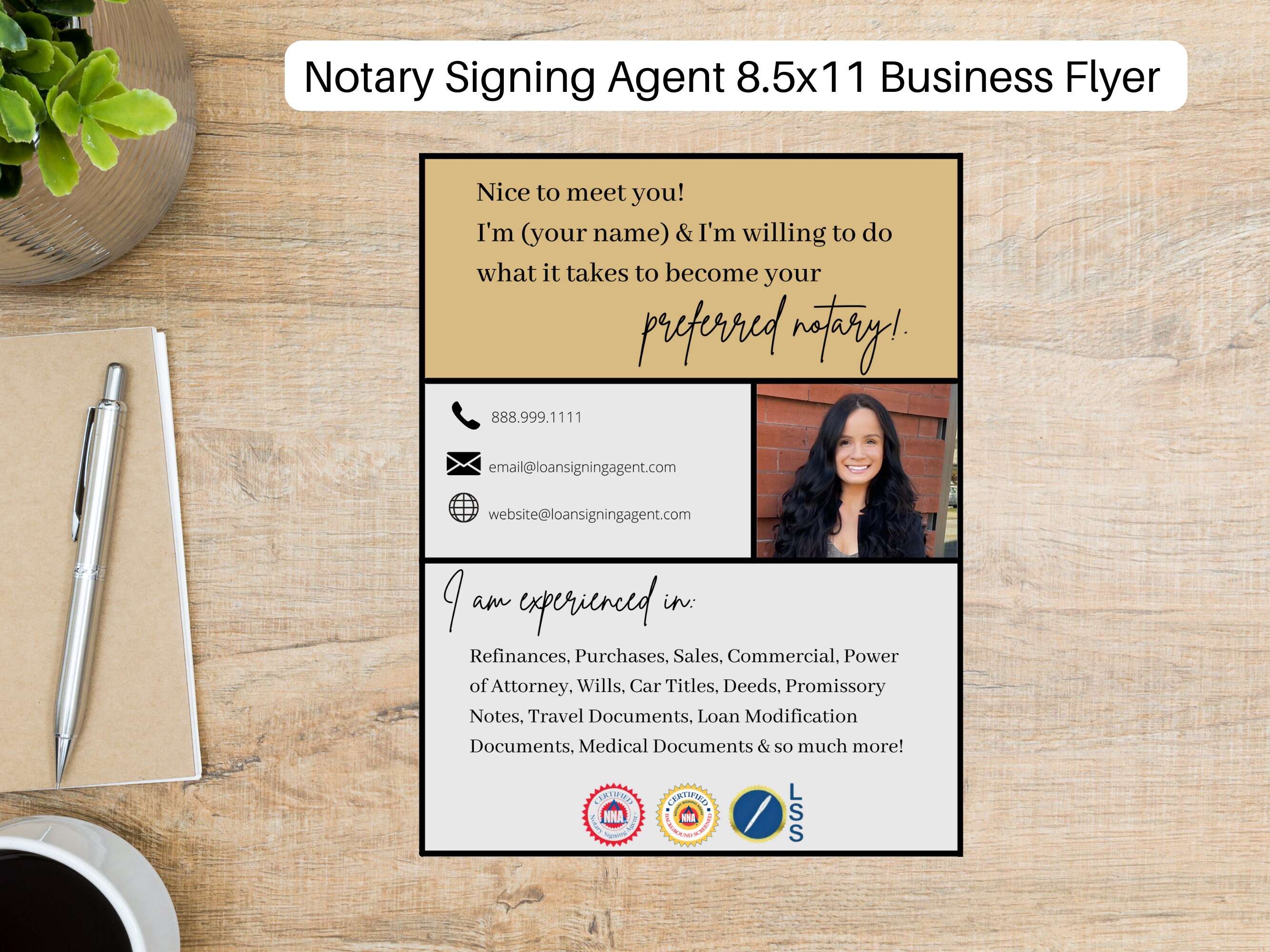 Art Collectibles Prints Mobile Notary Diy Notary 8 5x11 Flyer Template Customizable Loan Signing Agent Flyer Go Direct Modern Design Digital Download Canva Hamaguri Co Jp