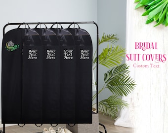 Customized Garment Bag Personalized Suit Cover For Grooms Suit Cover For Bestman Wedding Suit Cover Gift For Groom Gift For Him