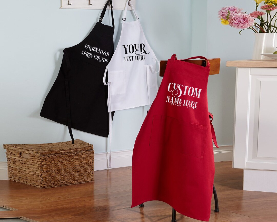 Fulllength Apron Customized Aprons Personalized Aprons Custom Apron