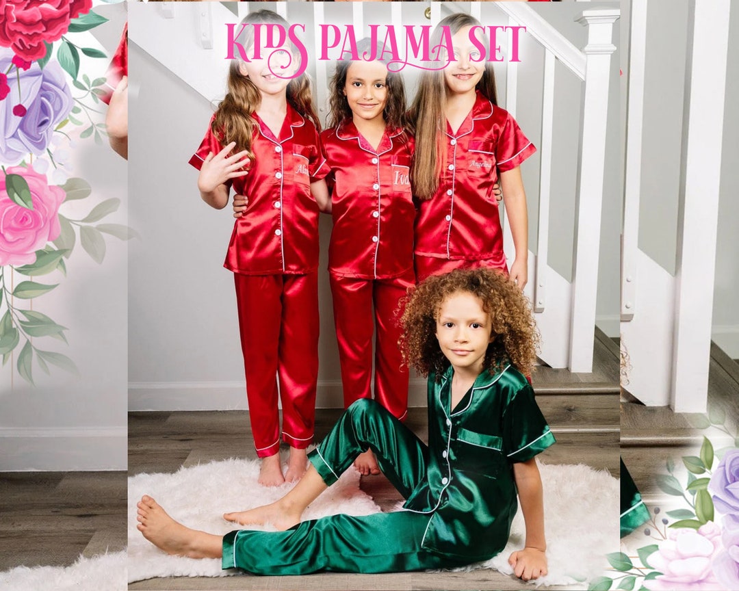 Personalized Flower Girl Pajamas Flower Girl Gift Flower Girl Pajamas