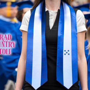 All Mixed Country Flag Graduation Stoles - Graduation Sash - Your Country Flag Sash - Flag Grad Sash - Grad Stoles