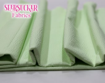 Seersucker Fabric By The Yard Half Yard Many Colors Designer Seersucker Striped Cotton Blend Seersucker