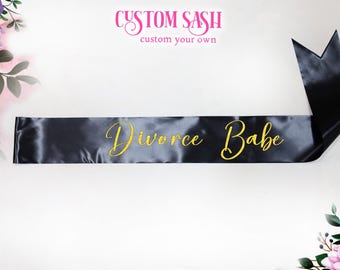 Banda para fiesta de divorcio, banda personalizada, banda de boda personalizada, banda para baby shower, banda de graduación, banda de cumpleaños personalizada, banda para despedida de soltera.