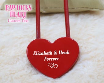 Personalized Large Pad Lock, Engagement Love Lock, personalized Heart Padlock, Paris Padlock, Engraved Heart Padlock, Anniversary Gifts.