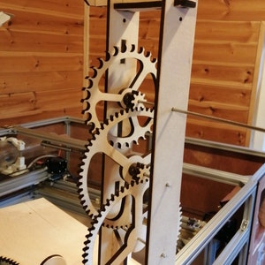 Horloge à engrenages en bois RE-2 plans image 5