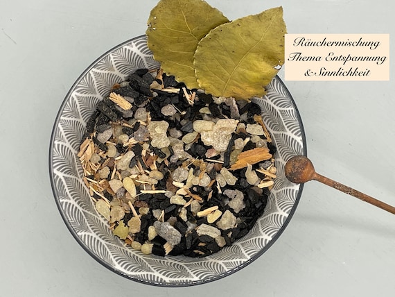 Black gold - sensuality and relaxation incense blend, shamanic material