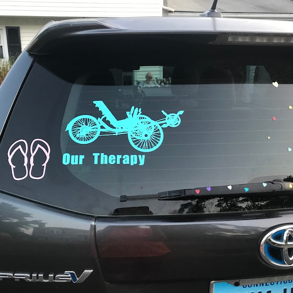 Recumbent Bike Decal