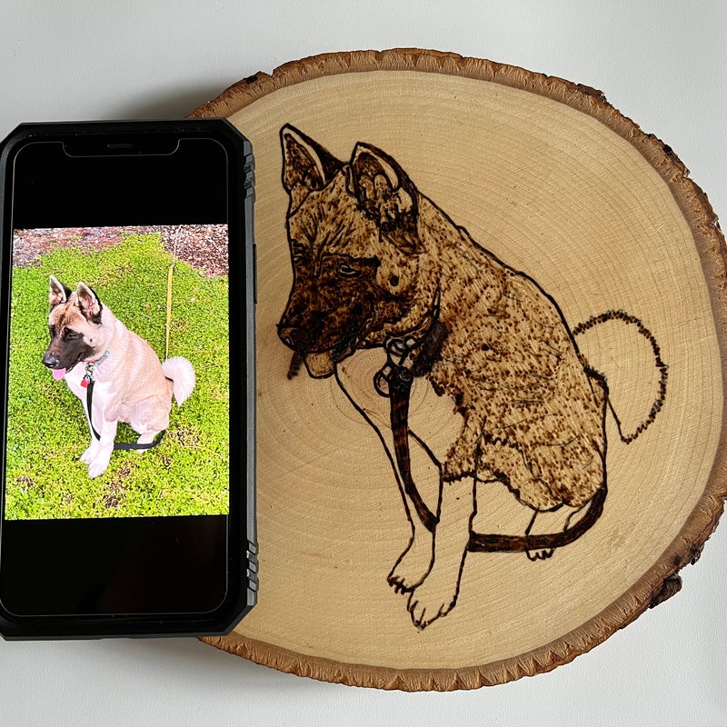Customed Burned Wooden Plaque main image 1