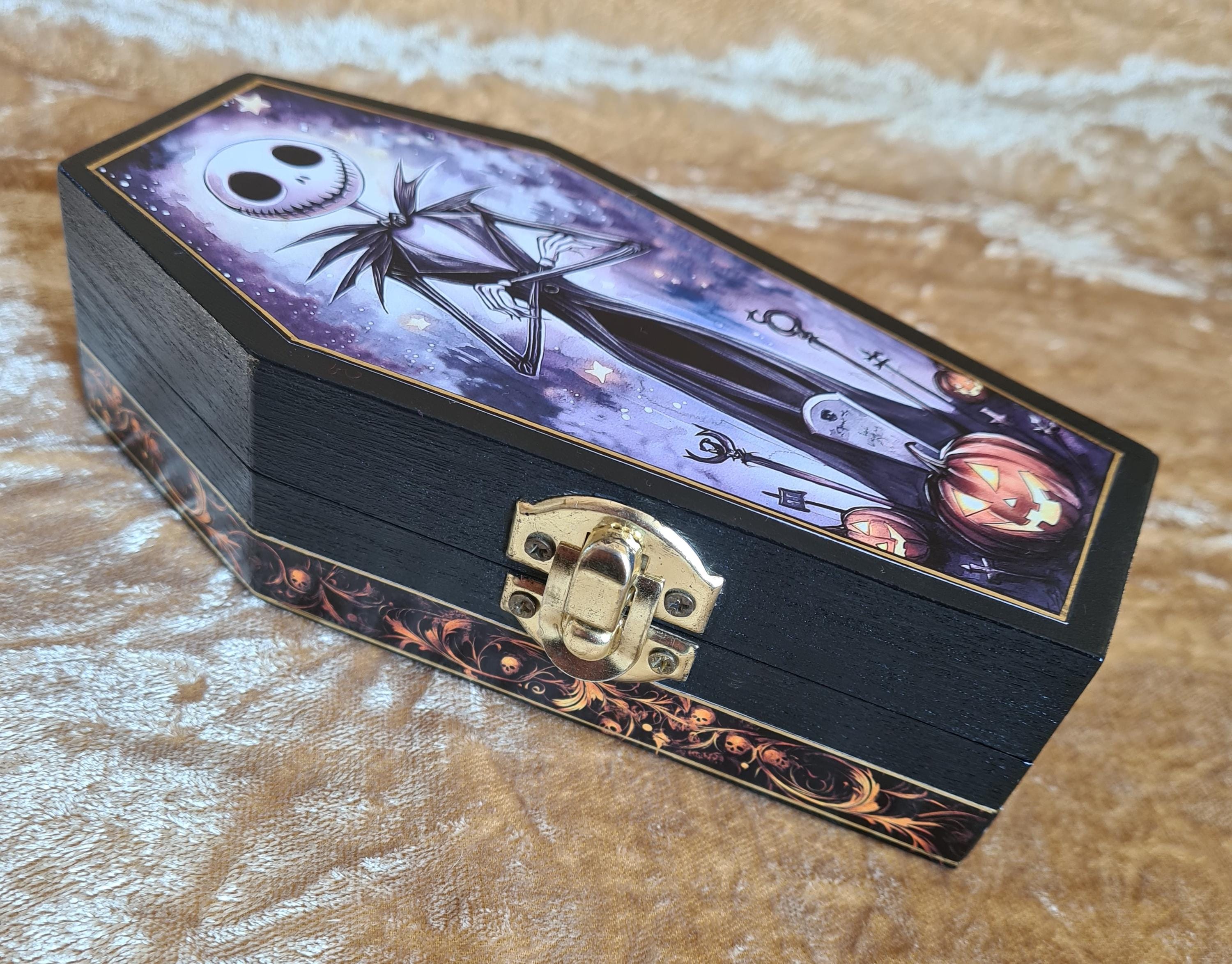 Jack Skellington Coffin Box: Nightmare Before Christmas Inspired