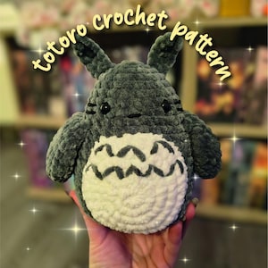 Totoro Amigurmi crochet pattern english digital PDF Ghibli