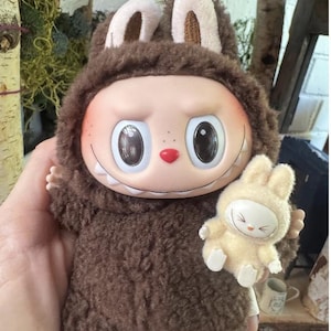 Miniature Labubu doll Exciting Macaron The Monsters replica 3d print labubu accessory labubu bag charm dollhouse miniature labubu bag charm