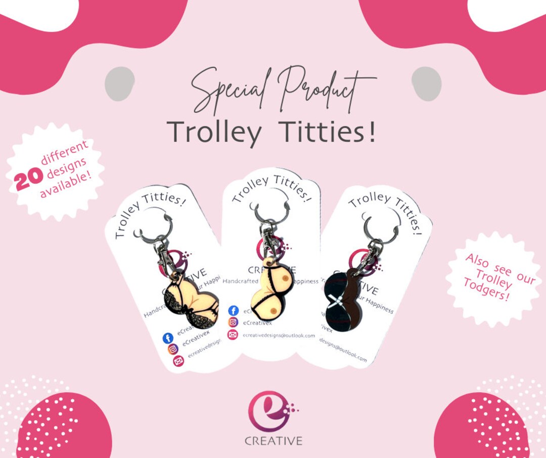 Buy Novelty Trolley Token Keyring: Adult Humor Stag/hen Party Gift