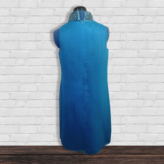 1960's Dollyrocker Dress | Vintage Turquoise Dress - image 4