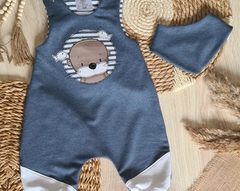 Romper with scarf "Otter Maritim"