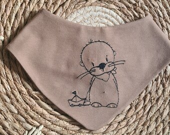 Scarf "Otter Outlines"