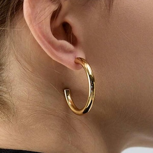 Gold Earrings Stainless Steel Jewelry