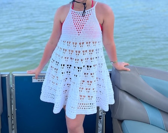 white christmas dresses Crochet Jennifer Dress main image 0