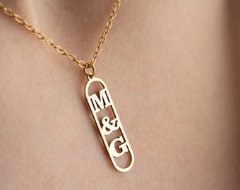 Personalized initial Necklace - Gold Custom Letter Necklace - Personalized Gifts - Christmas Gifts - Mothers Day Gifts - Gifts for Her