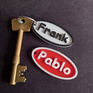 Fully customisable 3D printed Keyrings/Keychains