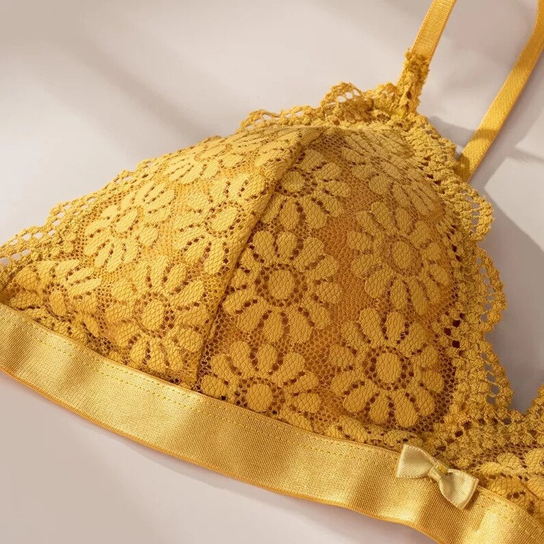 Women Lace Bra Sets Seamless Underwear Backless Vest Adjustedstraps