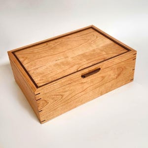 Cherry- Walnut Framed Keepsake Box, Storage, Organizer, Gifts for couples, Custom sized boxes, Handcrafted, Memory boxes.