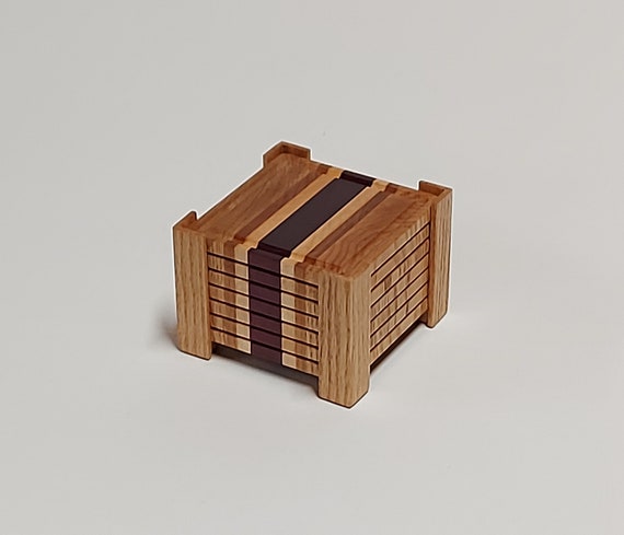 Drink Coasters, Wood Drink Coasters, Coasters Set, Tabletop Accessories. 