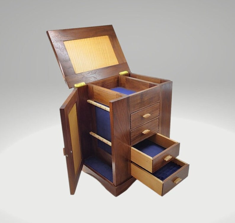 Jewellery Cabinet Mirror With Jewelry Storage Amazon Mirror