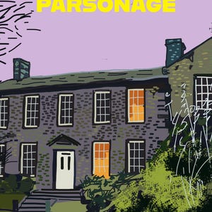 Yorkshire Poster Jane Eyre Brontë Parsonage Travel Poster - Framed/Unframed Fine Art Print or Canvas - Yorkshire Scene - UK Travel Posters