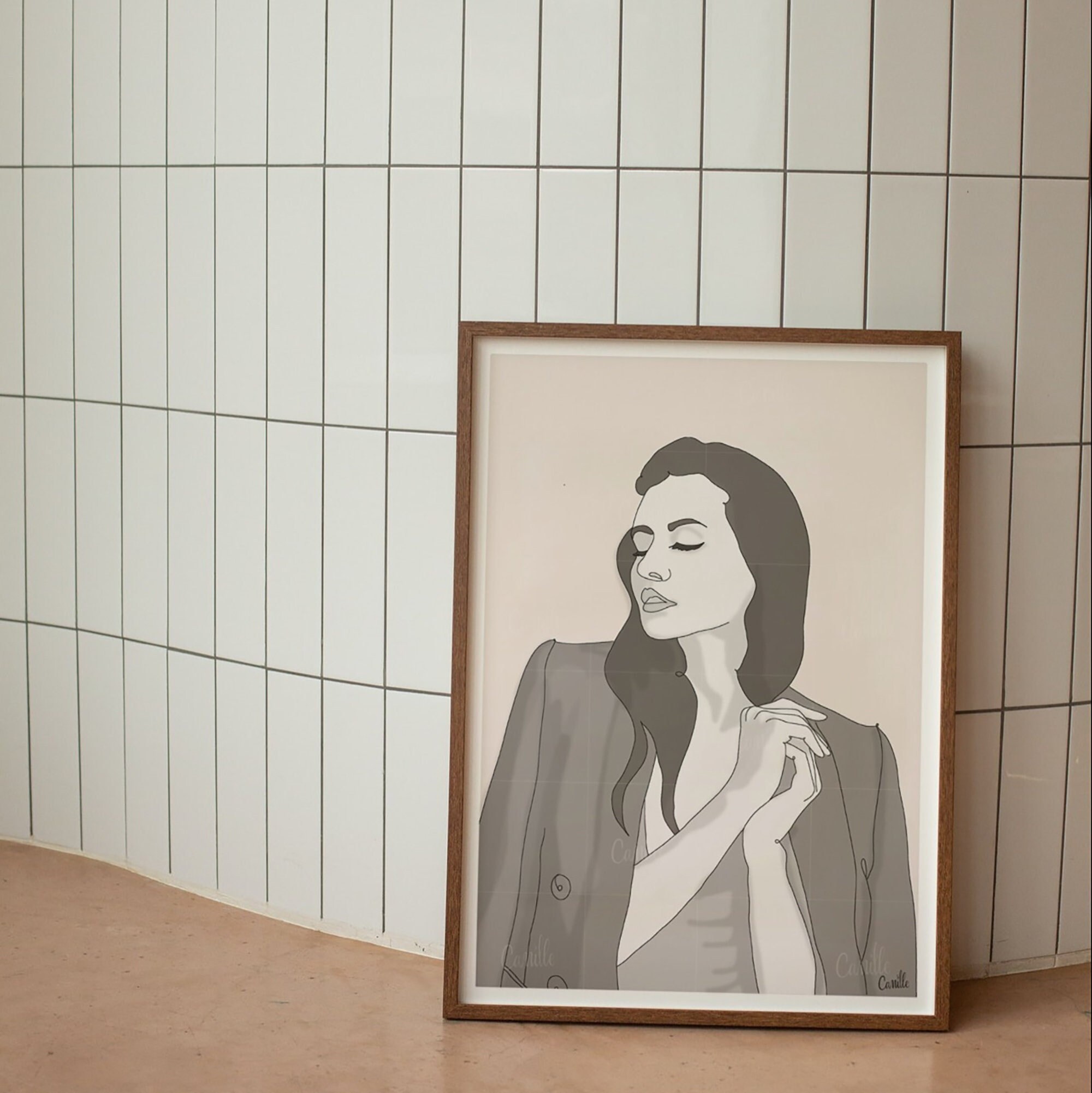 Affiche Illustration Pround Décoration Murale