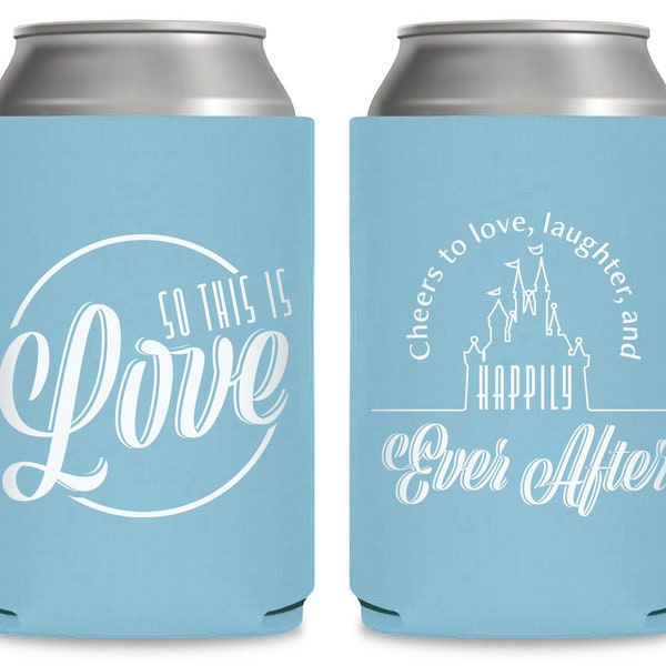Fairytale wedding can cooler - Guest favor - So this is love