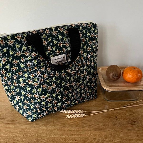 Lunch bag/Handmade insulated bag