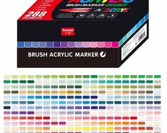 Guangna acrylic markers sold individually - 288 colors to choose from