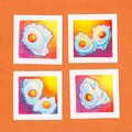 Eggtober 2025 (Original Mini Colored Pencil Drawings)